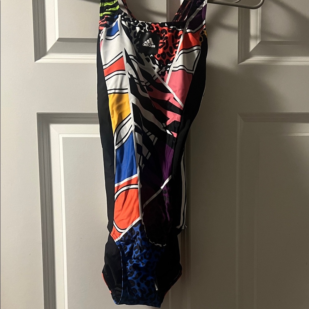 Adidas Women Multicolor Graphic One Piece Swim Suit